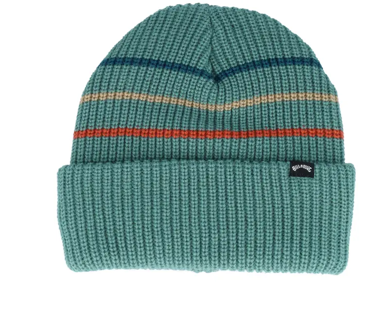 bbillabongb sigle beanie dusty teal cuff
