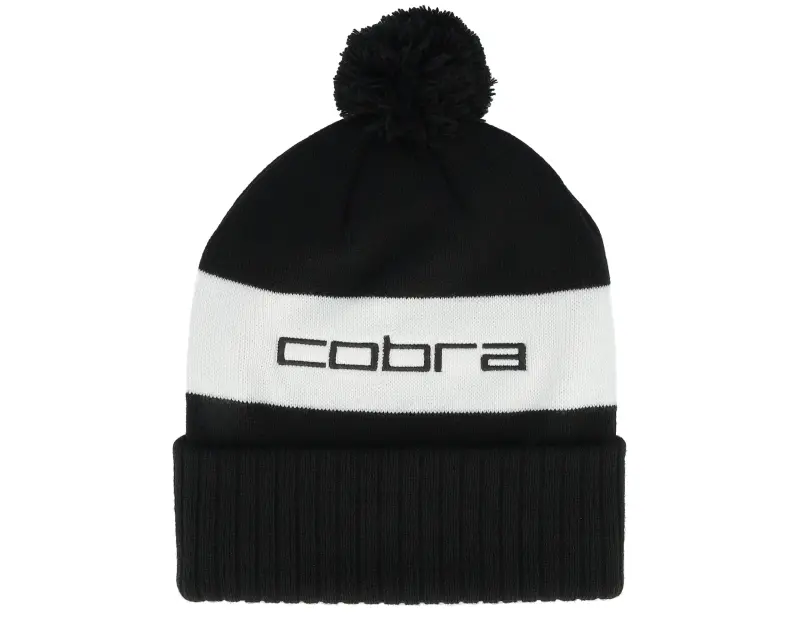 bcobrab beanie black pom