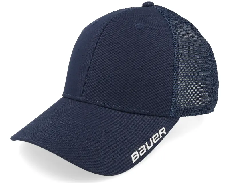 bbauerb team mesh navy trucker