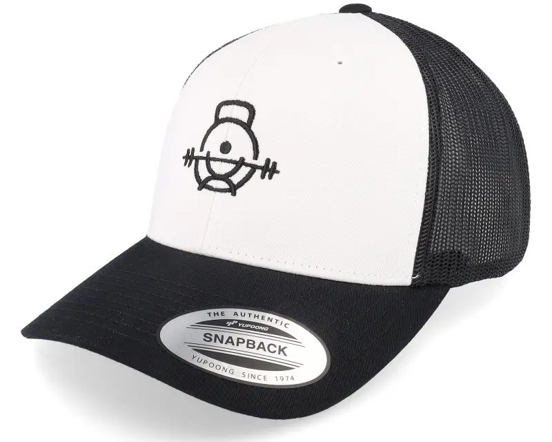 bberzerkb workout fitness logo blackwhite trucker