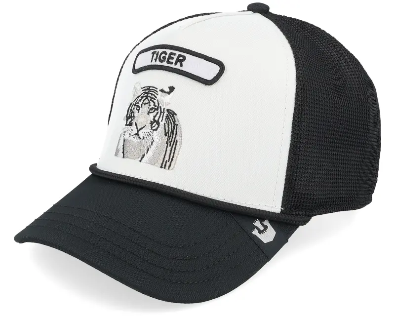 bgoorin bros.b gb2 tiger the rocker relaxed whiteblack a-frame trucker