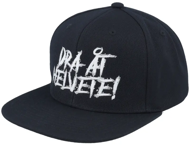 bkränktb dra Åt helvete black snapback