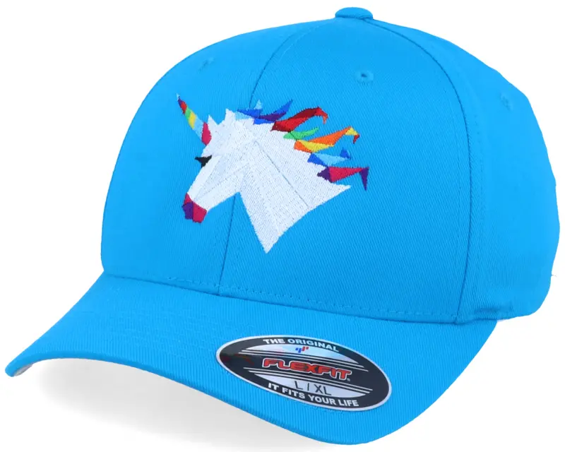 borigamib rainbow paper unicorn aqua flexfit