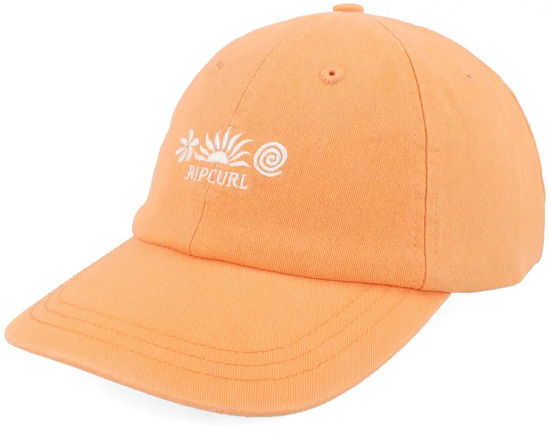 brip curlb mixed 6 panel cap light orange dad cap