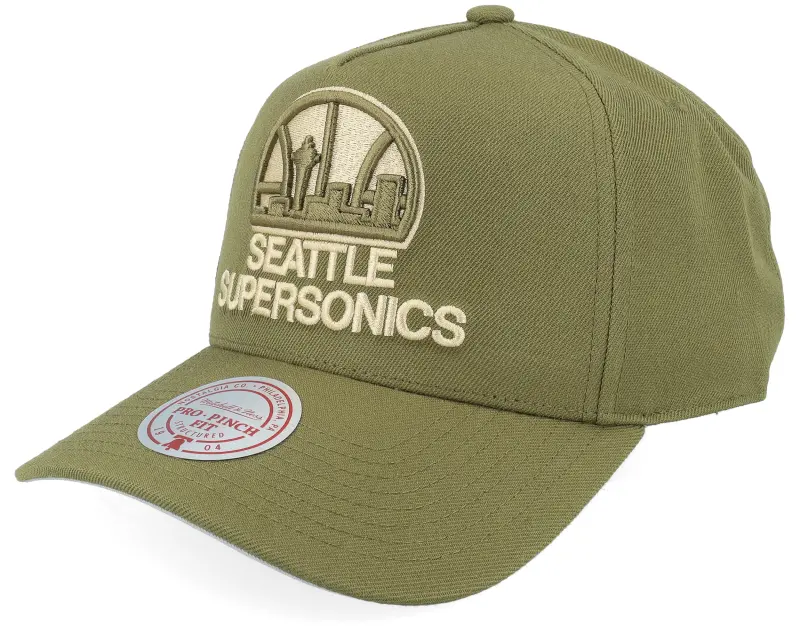 bmitchell nessb seattle supersonics fashion pro hwc olive a-frame adjustable